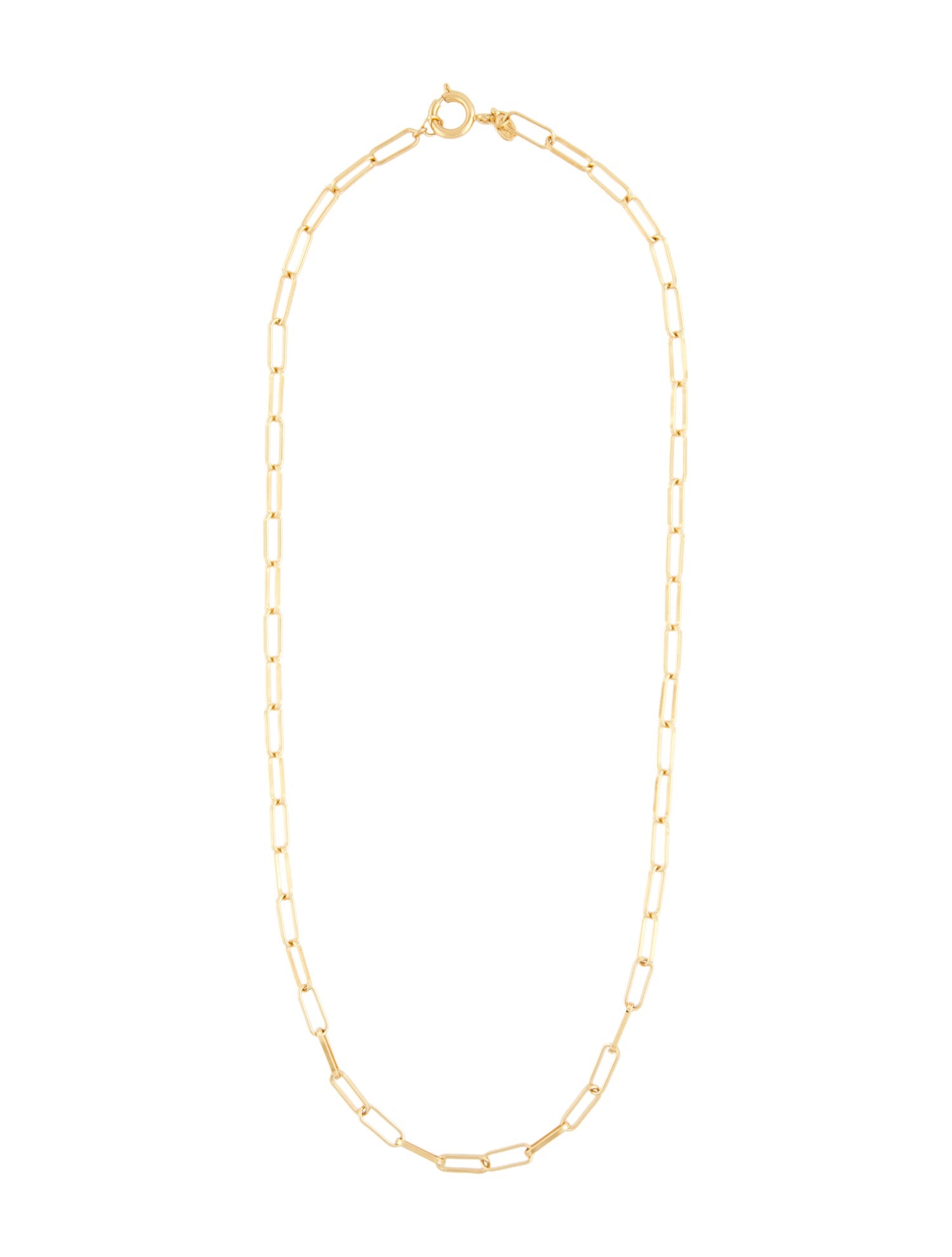 Necklace 18K Paper Clip