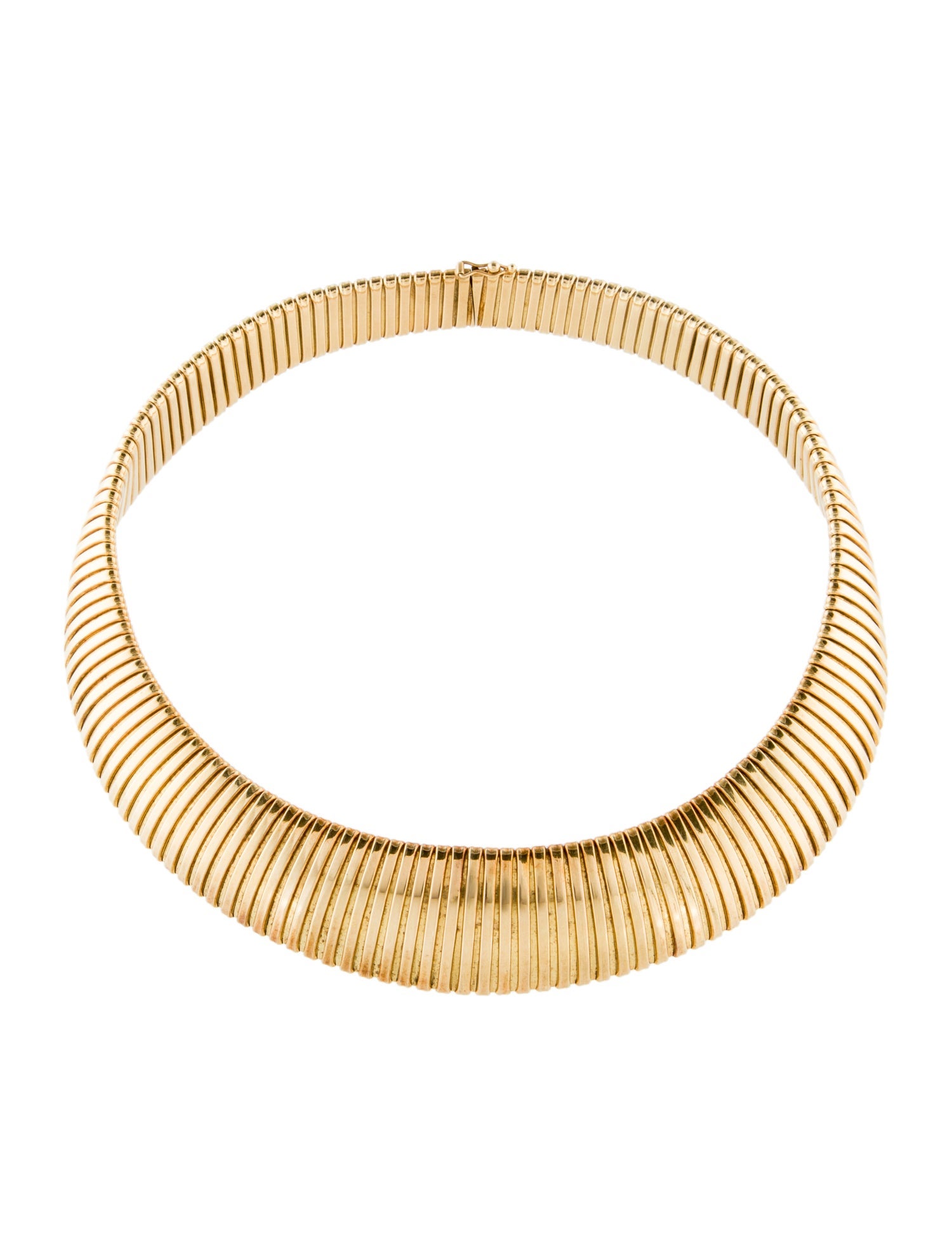 Necklace 18K Tubogas Collar NecklacE