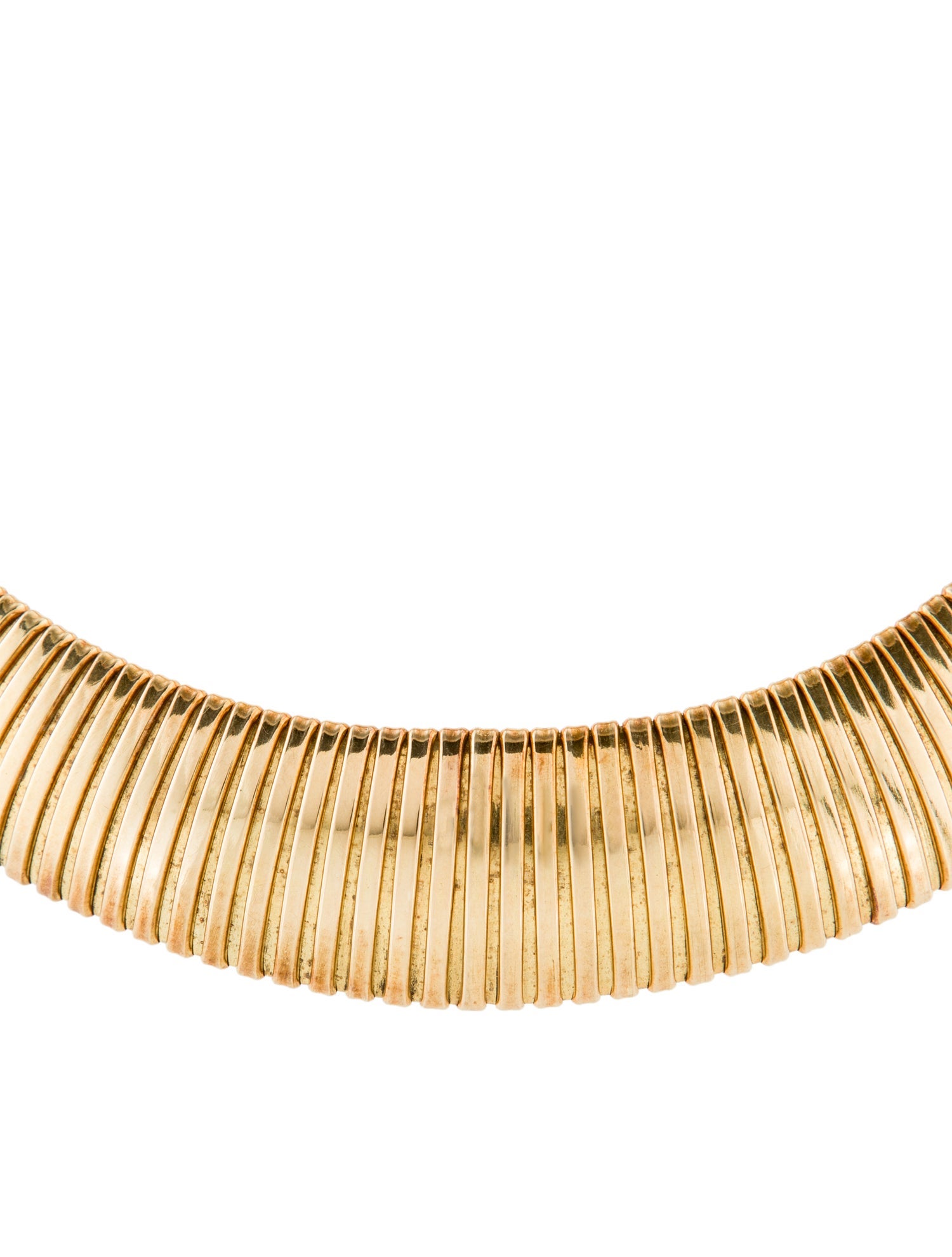 Necklace 18K Tubogas Collar NecklacE