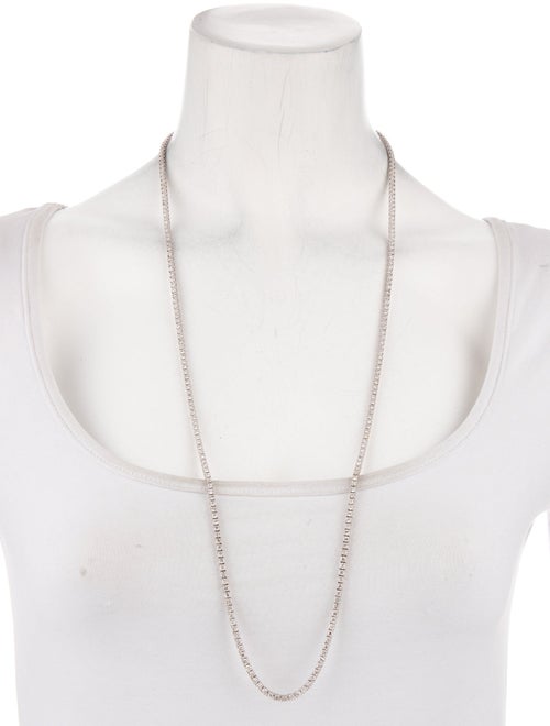 Necklace 18K 16.26ctw Diamond Tennis Necklace