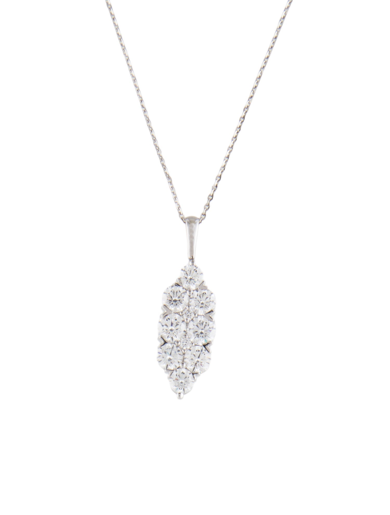 Necklace 14K 2.10ctw Lab-Grown Diamond Pendant