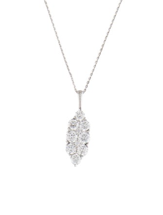 Necklace 14K 2.10ctw Lab-Grown Diamond Pendant Necklace