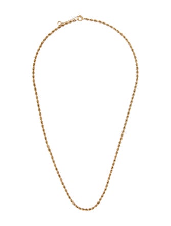 Necklace 14K Rope Chain Necklace