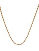 Necklace 14K Rope Chain Necklace
