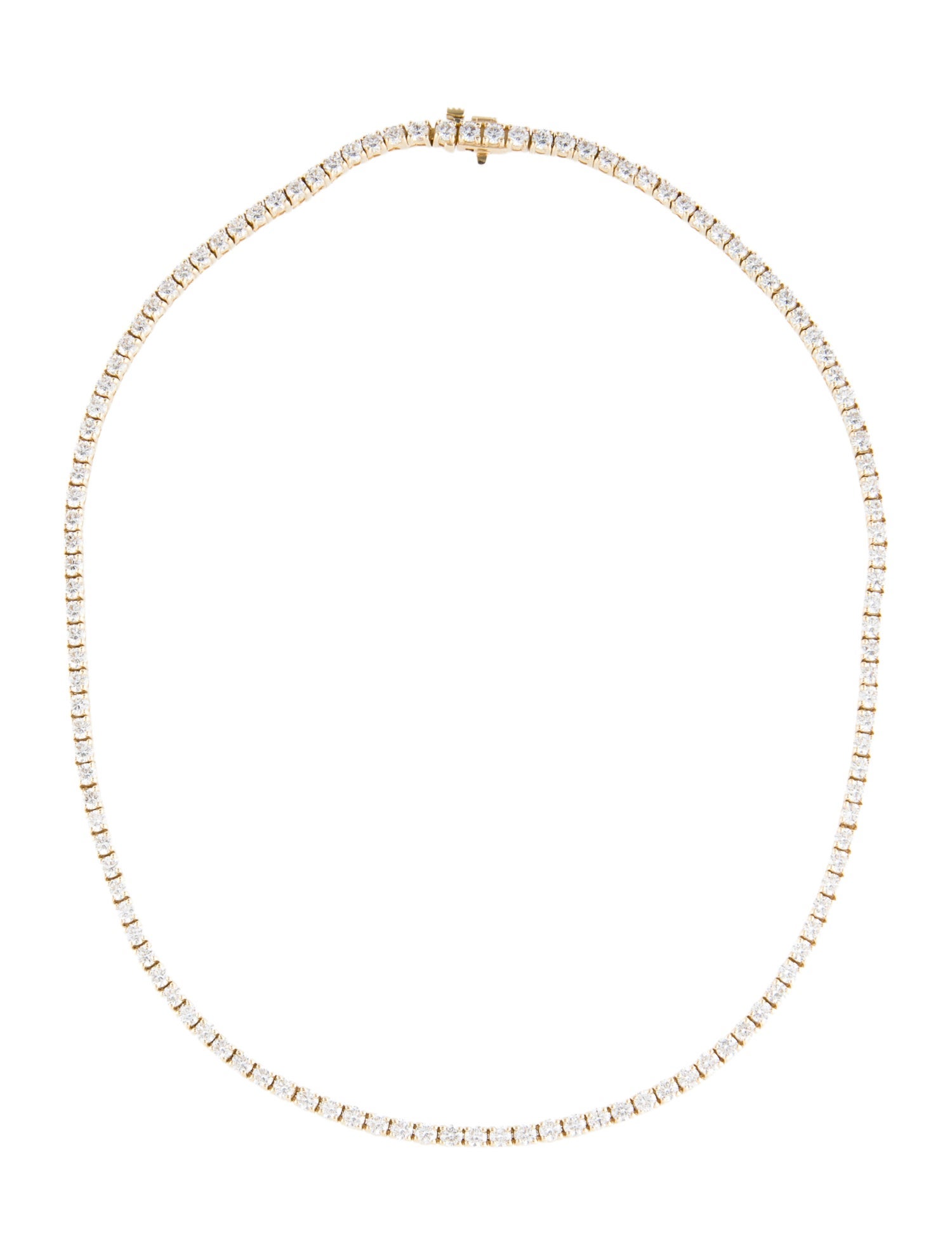 Necklace 14K 9.76ctw Lab-Grown Diamond Tennis