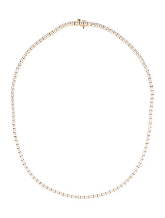 Necklace 14K 9.76ctw Lab-Grown Diamond Tennis Necklace
