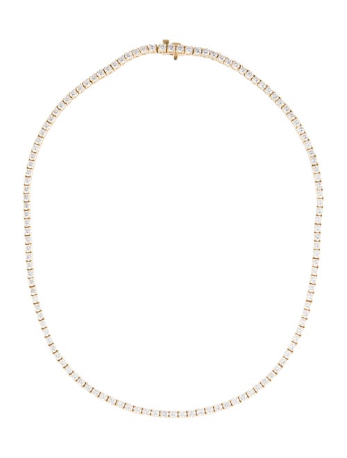 Necklace 14K 9.76ctw Lab-Grown Diamond Tennis Necklace
