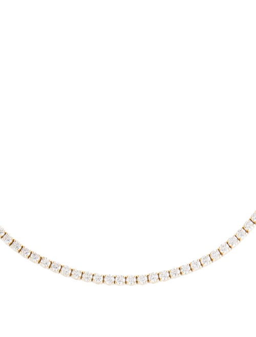 Necklace 14K 9.76ctw Lab-Grown Diamond Tennis Necklace