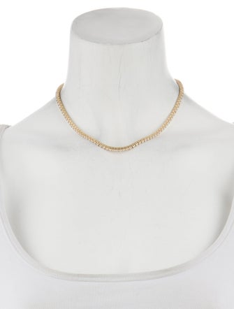 Necklace 14K 9.76ctw Lab-Grown Diamond Tennis Necklace