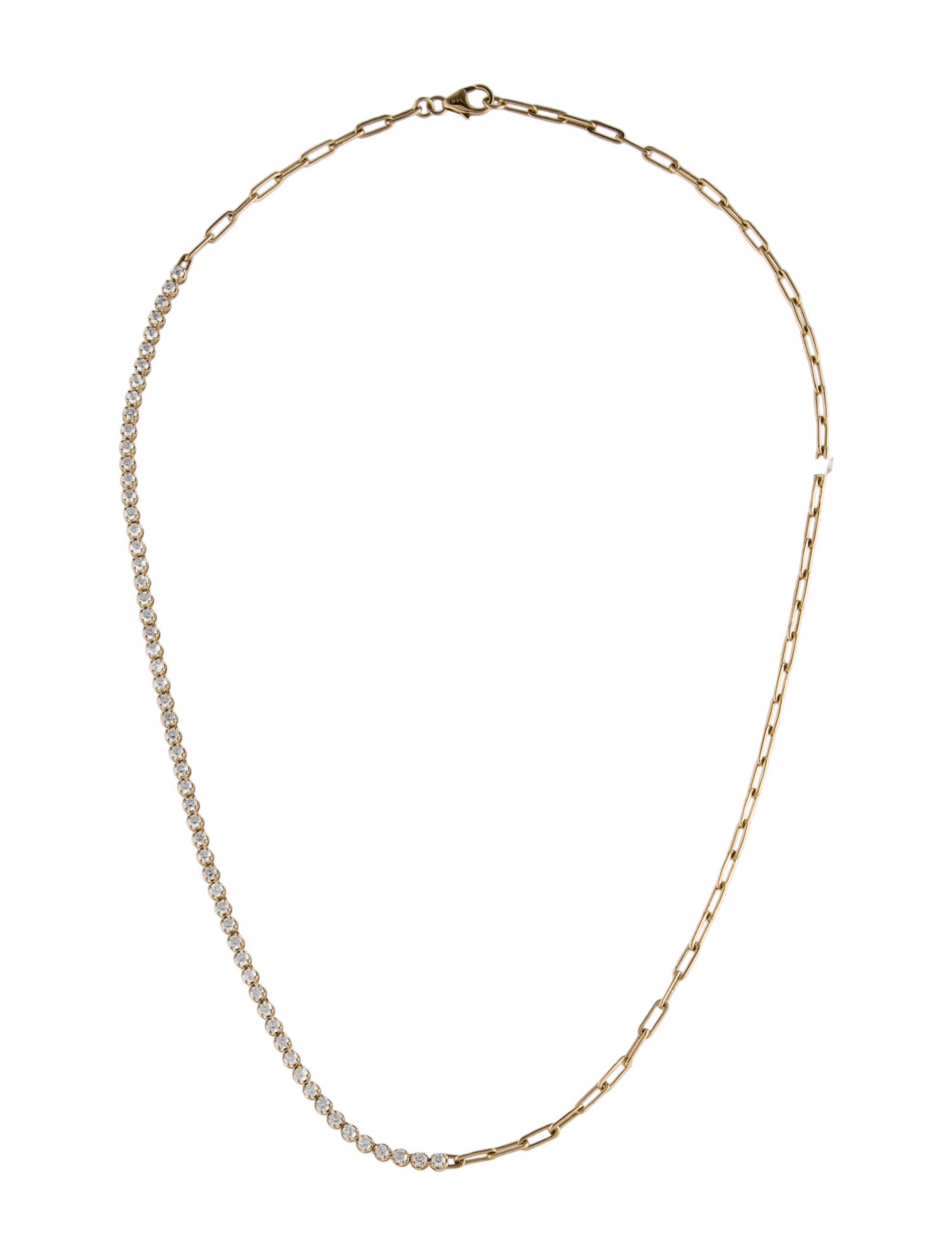 Necklace 14K 1.80ctw Diamond Collar Necklace