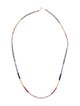 Necklace 18K Sapphire Bead Strand Necklace