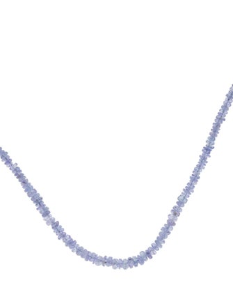 Necklace 18K Tanzanite Strand Necklace