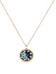 Sydney Evan Sapphire, Diamond & Enamel Kaleidoscope Pendant Necklace
