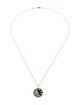 Sydney Evan Sapphire, Diamond & Enamel Kaleidoscope Pendant Necklace