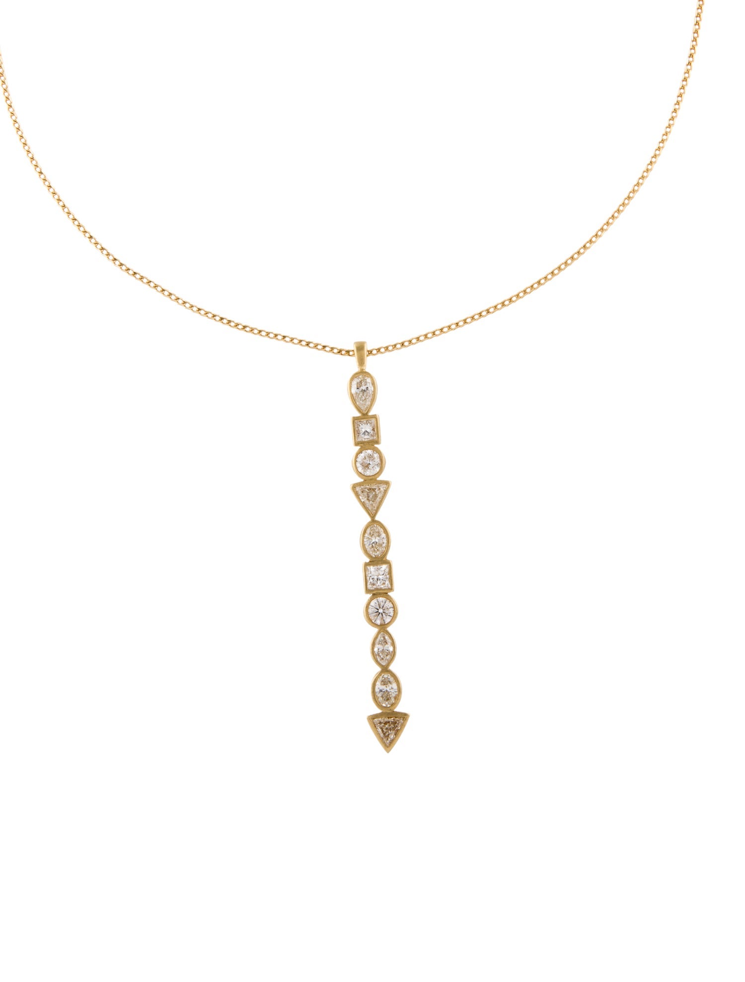 Dominique Cohen 18K 2.30ctw Diamond Pendant Necklace