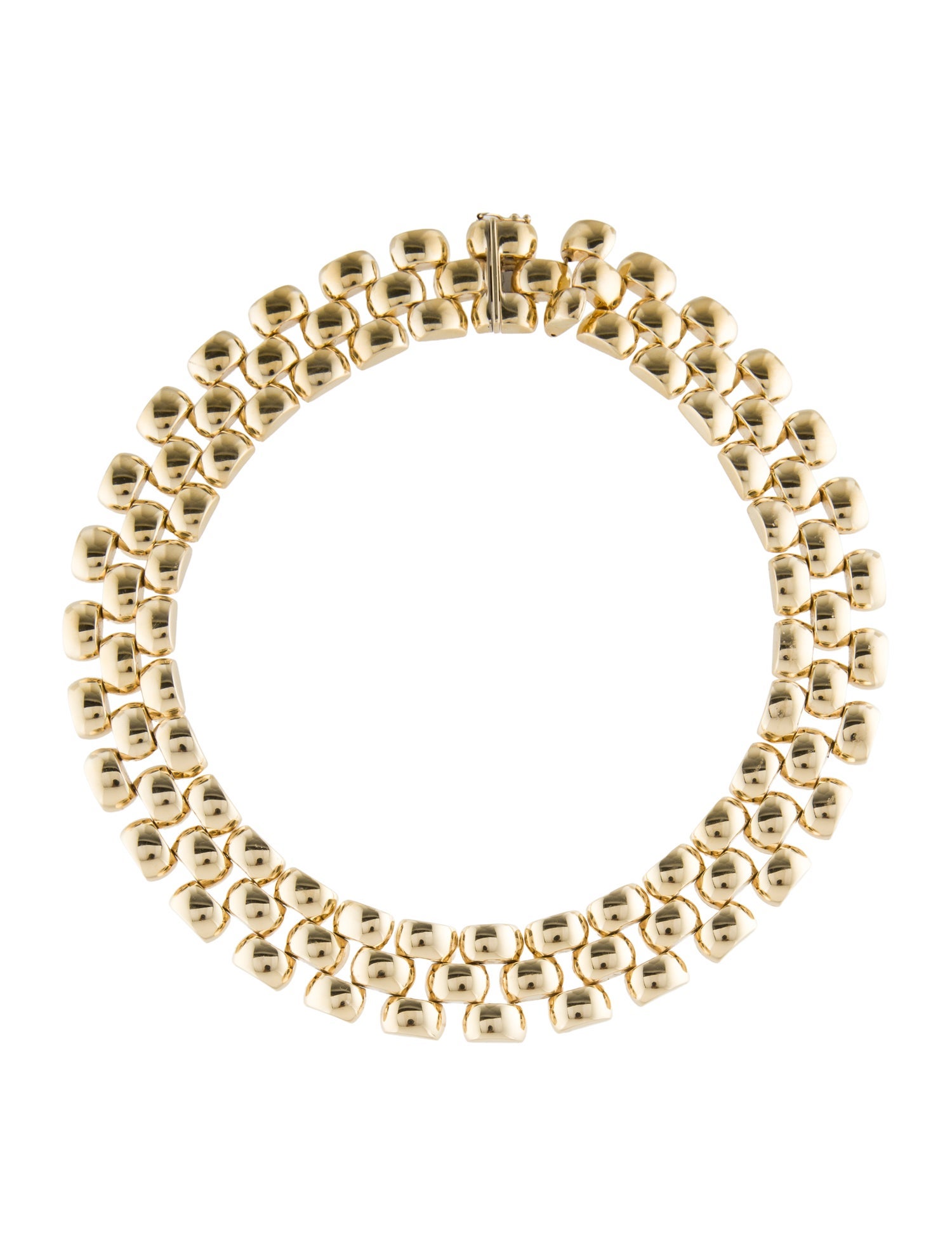 Necklace 14K Chain Link Collar