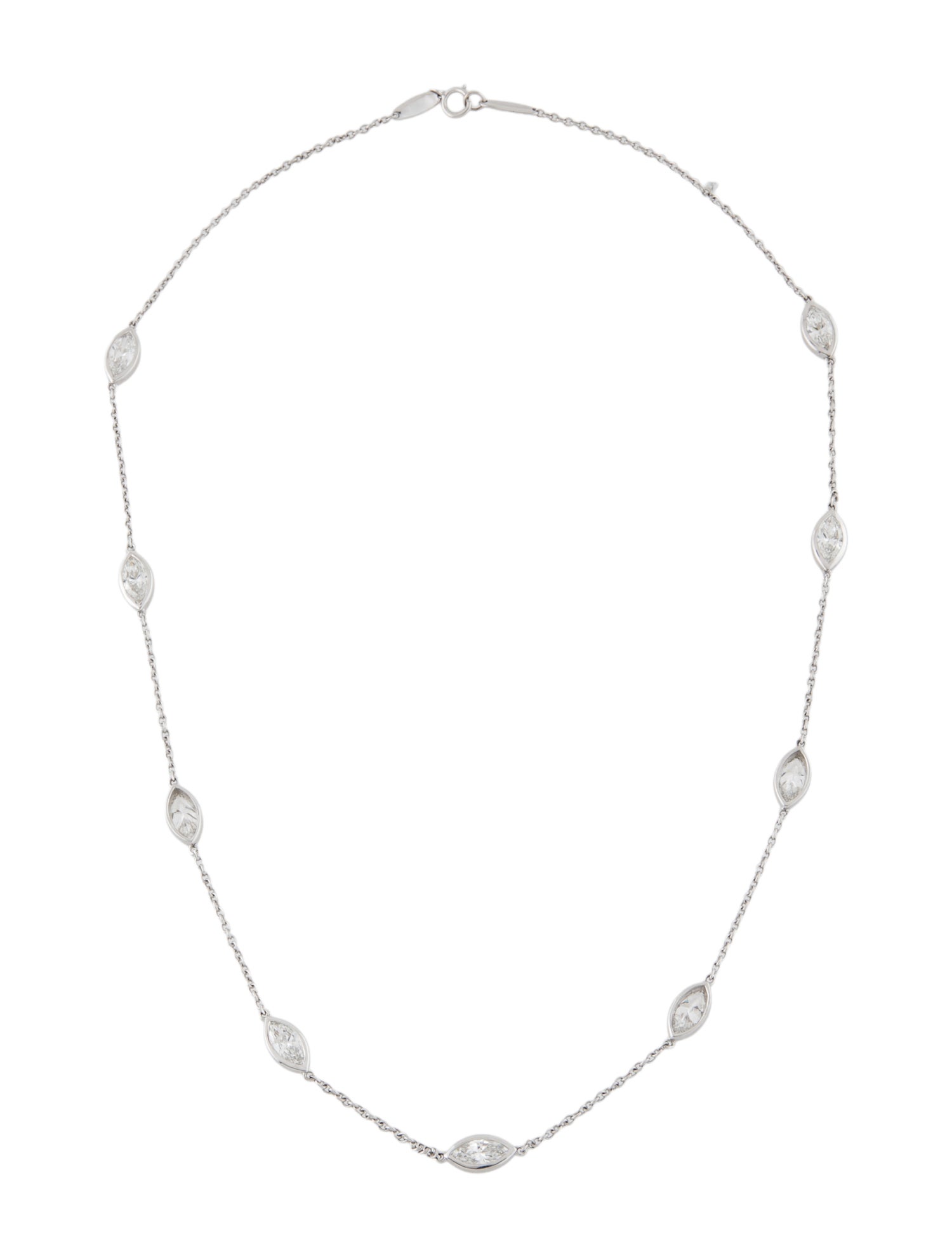 Necklace 14K 4.50ctw Lab-Grown Diamond Station