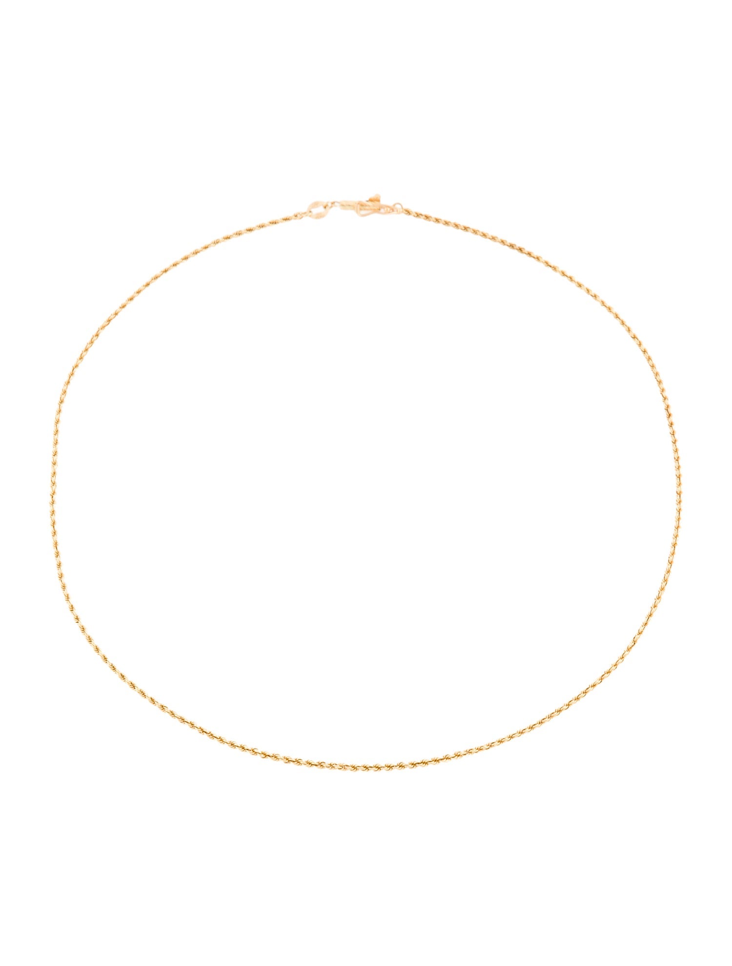 Necklace 18K Rope Chain