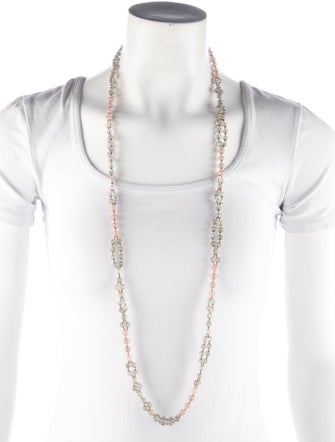 Necklace 10K Labradorite & Rose Quartz Bead Necklace