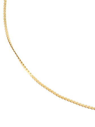 Necklace 14K S Chain Link Choker Necklace