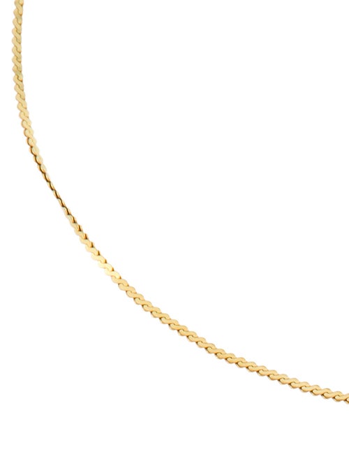 Necklace 14K S Chain Link Choker Necklace