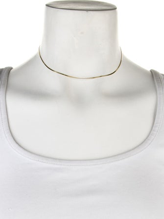Necklace 14K S Chain Link Choker Necklace