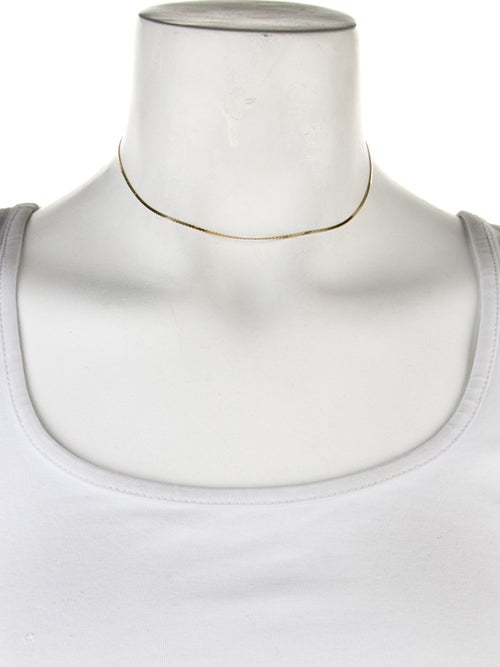Necklace 14K S Chain Link Choker Necklace