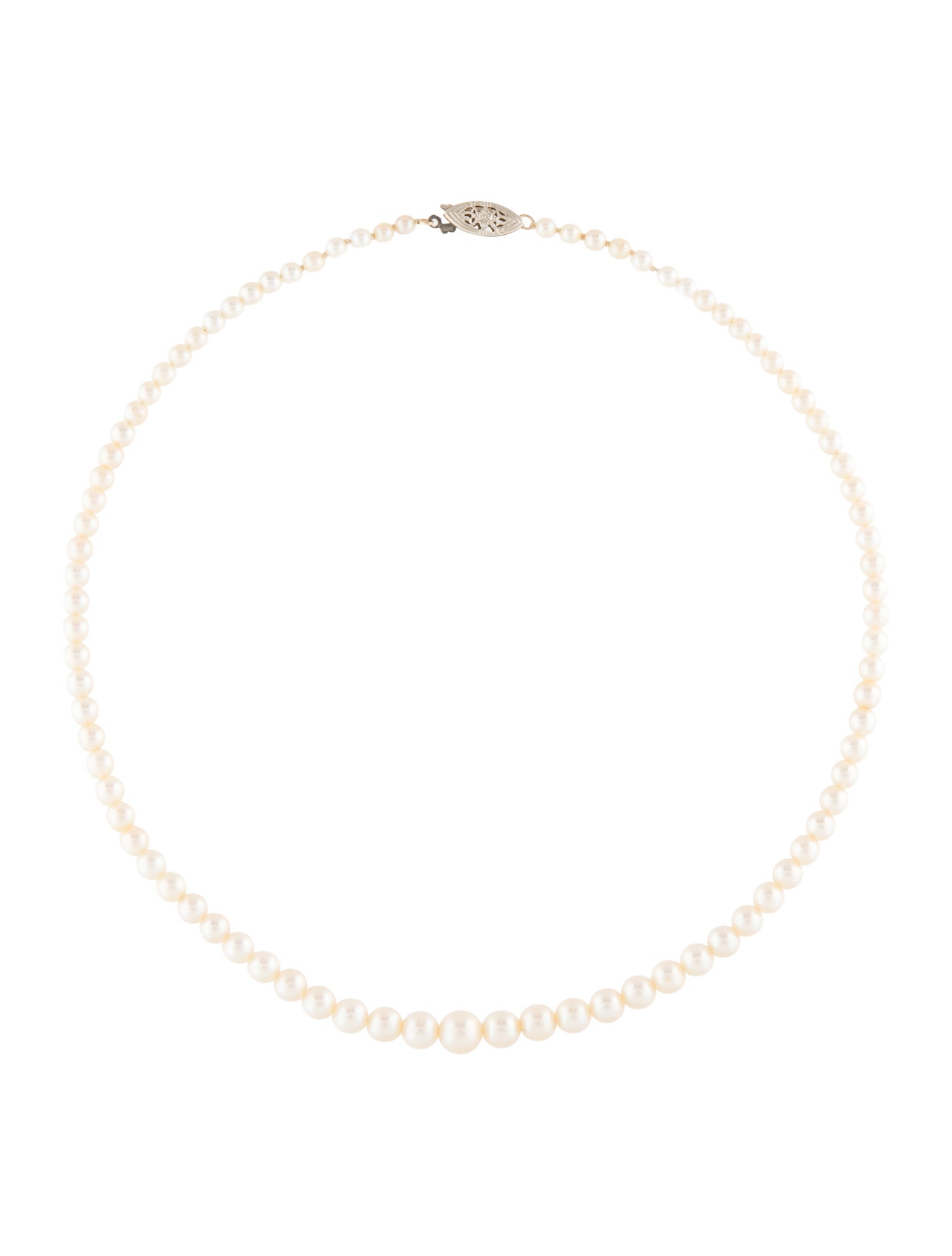 Necklace 14K Pearl Bead Strand