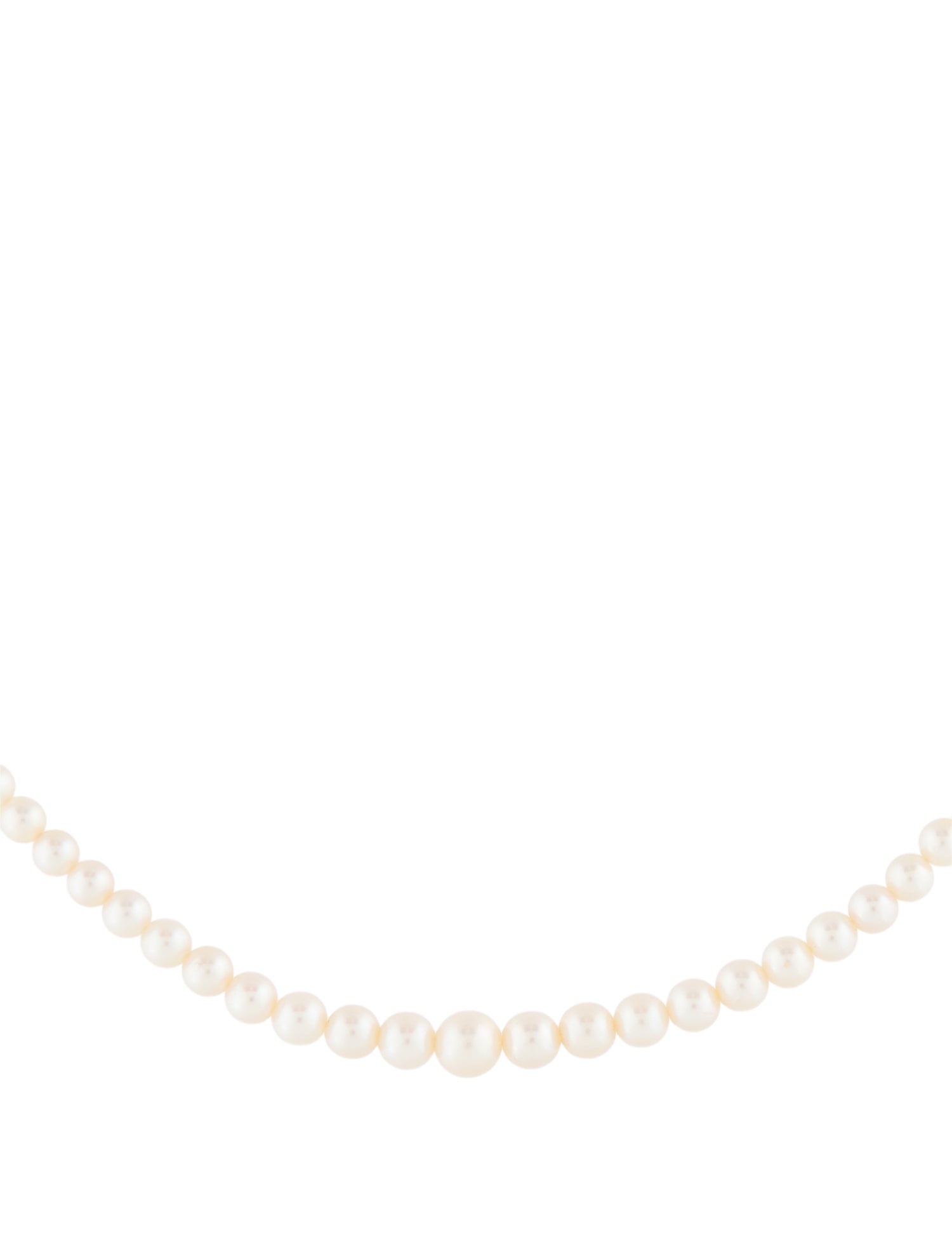 Necklace 14K Pearl Bead Strand