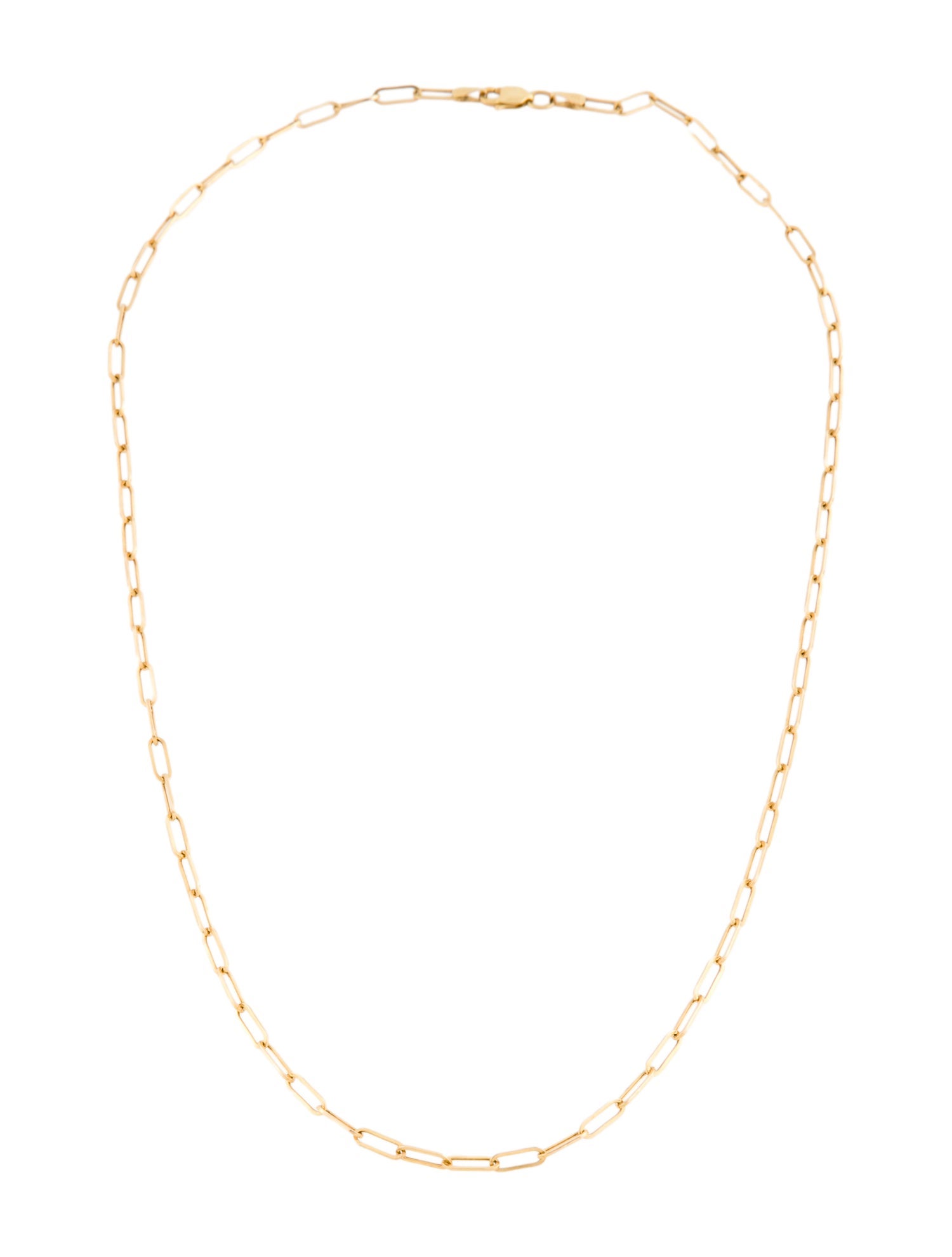 Necklace 14K Paperclip Chain
