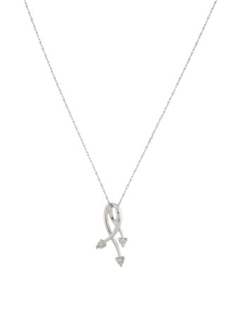 Necklace 10K Diamond Pendant Necklace