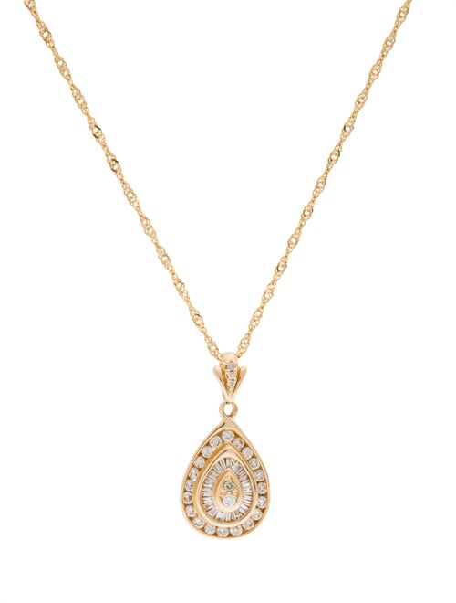 Necklace 14K Diamond Pendant Necklace
