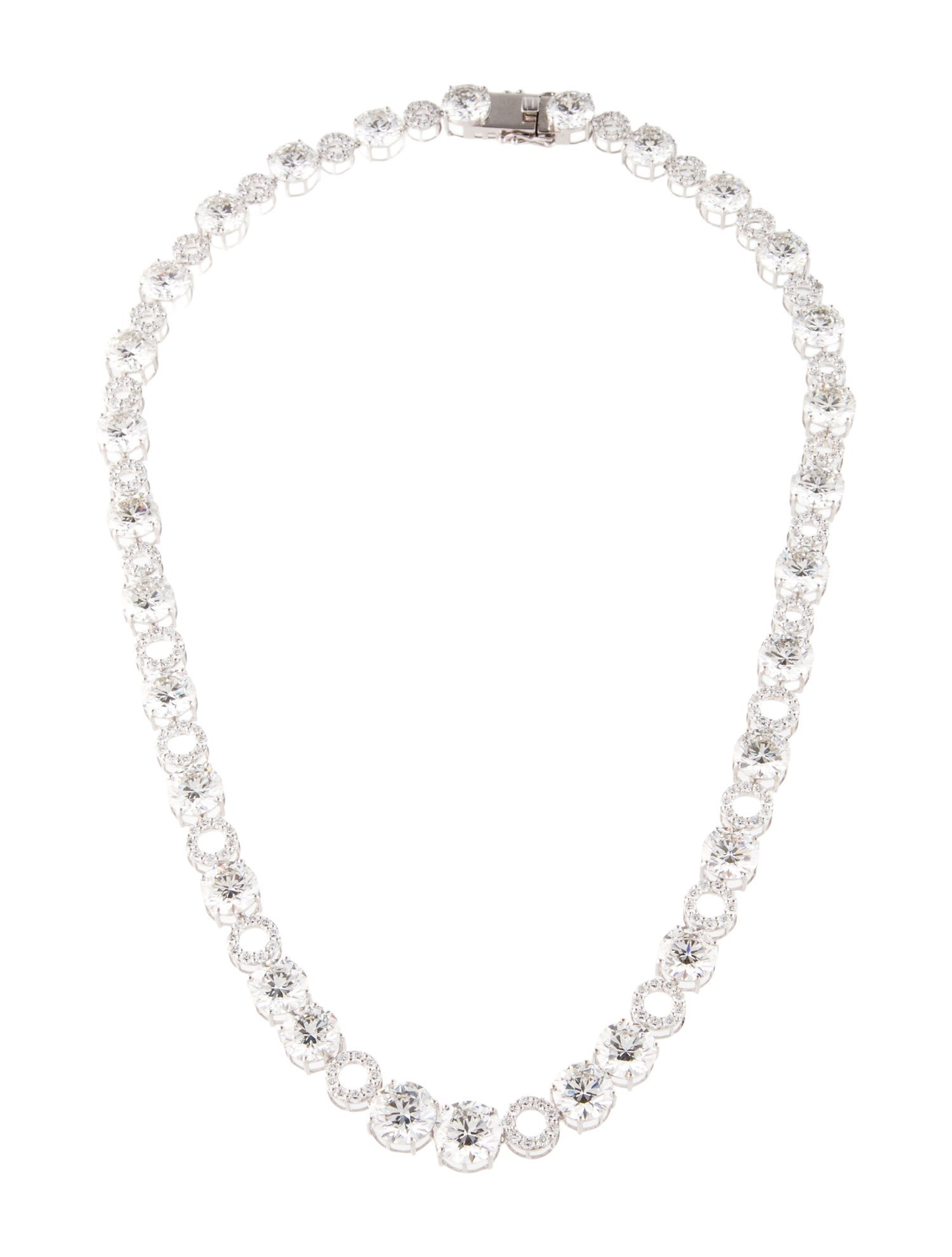Necklace 14K 68.44ctw Lab-Grown Diamond Station