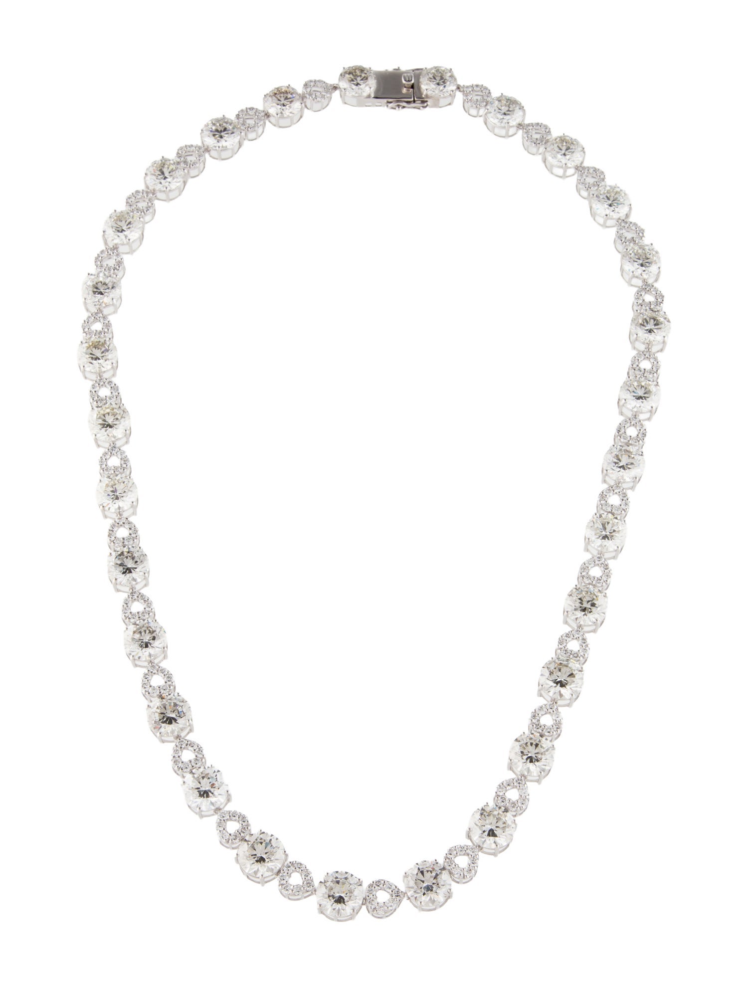 Necklace 14K 65.58ctw Lab-Grown Diamond Collar Necklace