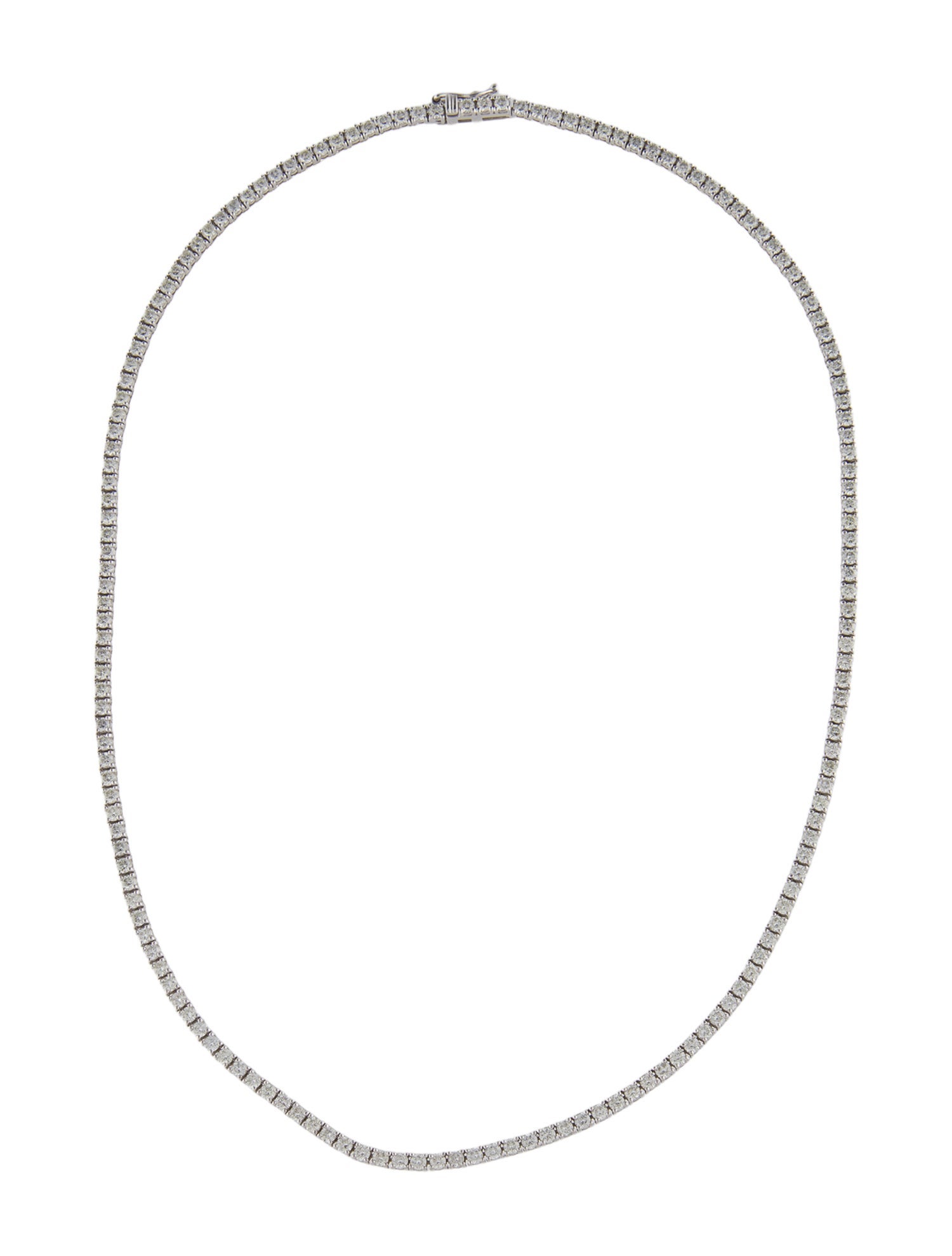 Necklace 14K 6.07ctw Diamond Tennis