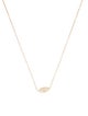 Necklace 14K Diamond Evil Eye Pendant Necklace