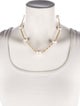 Necklace 14K Pearl Station Necklace