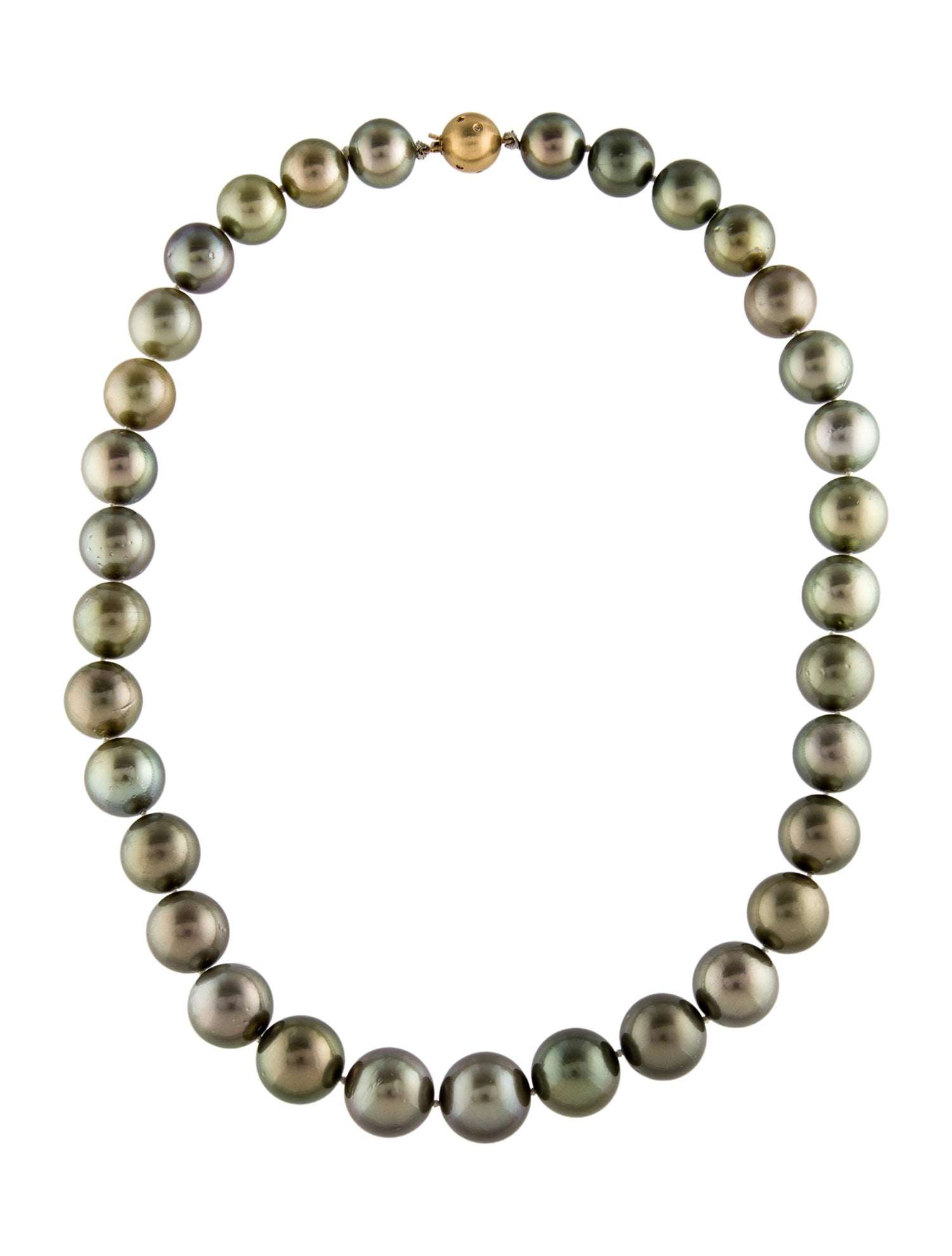 Necklace 18K Pearl & Diamond Strand Necklace