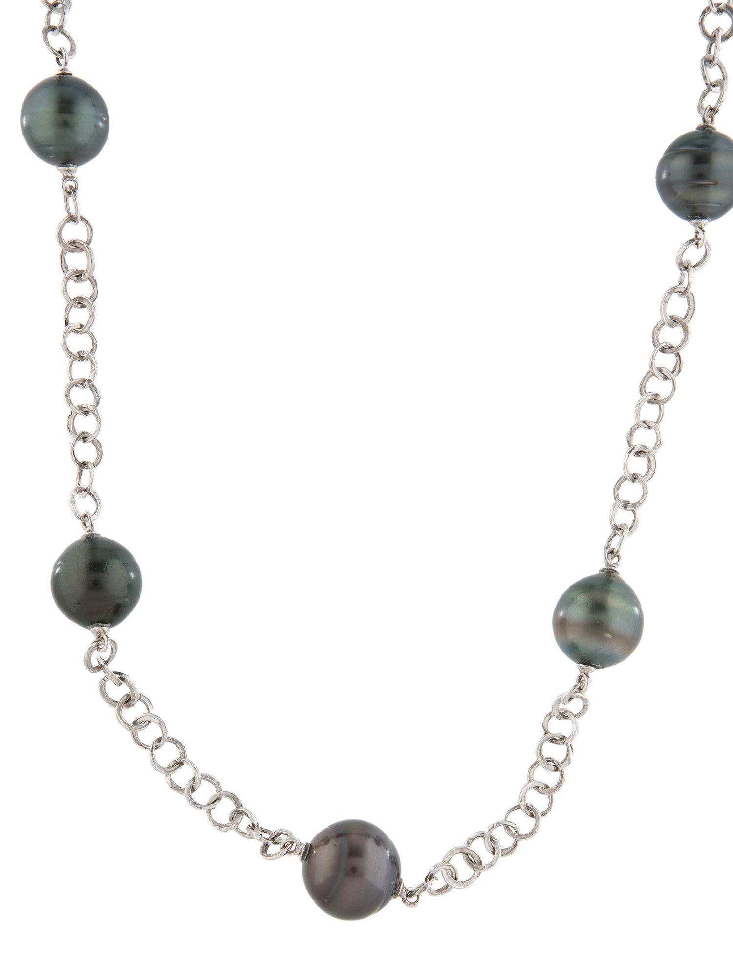 Necklace 18K Pearl Station