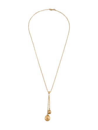 Necklace 14K Teardrop Lavalier Chain Necklace