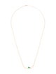 Necklace 18K Emerald Pendant Necklace