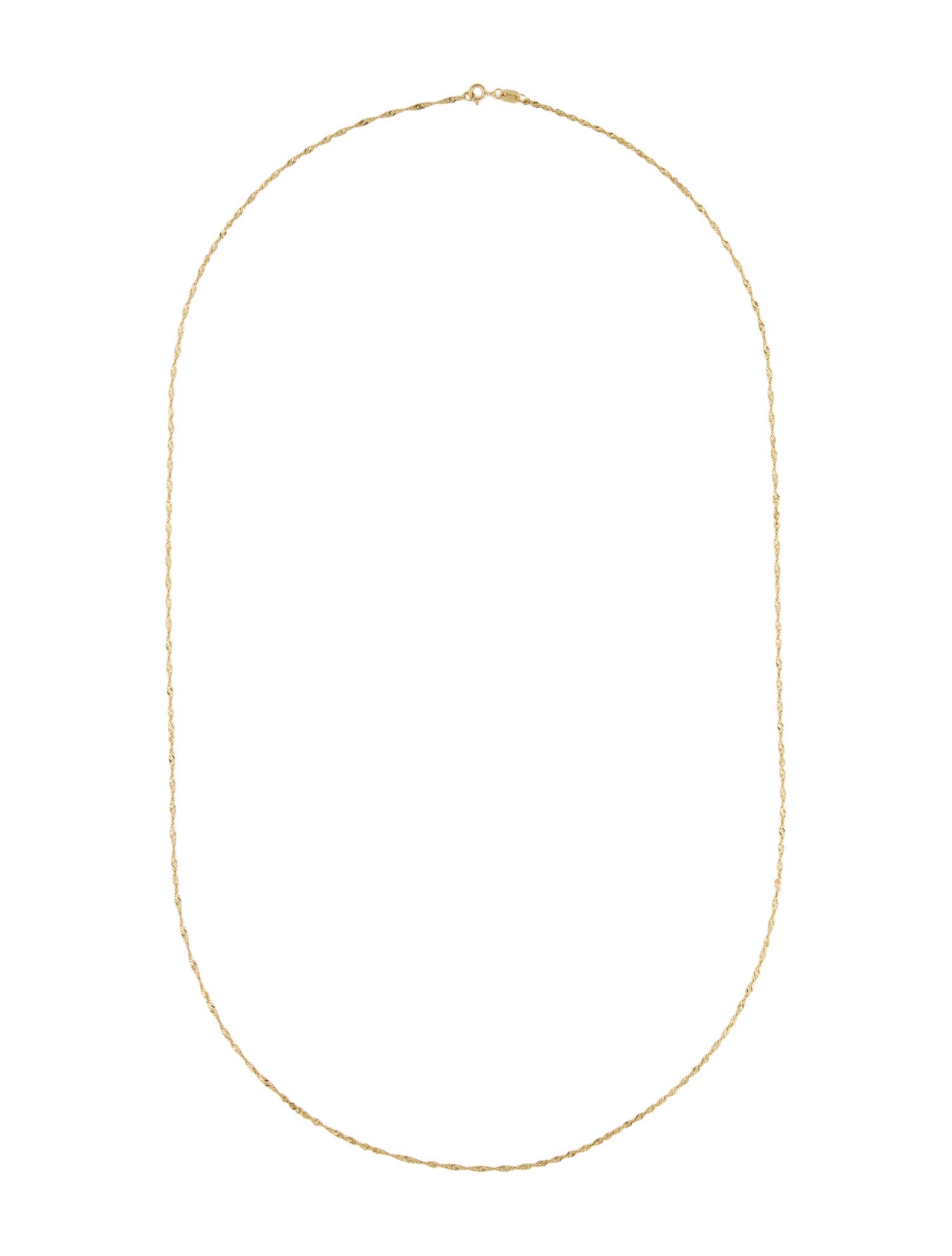 Necklace 14K Twisted Chain