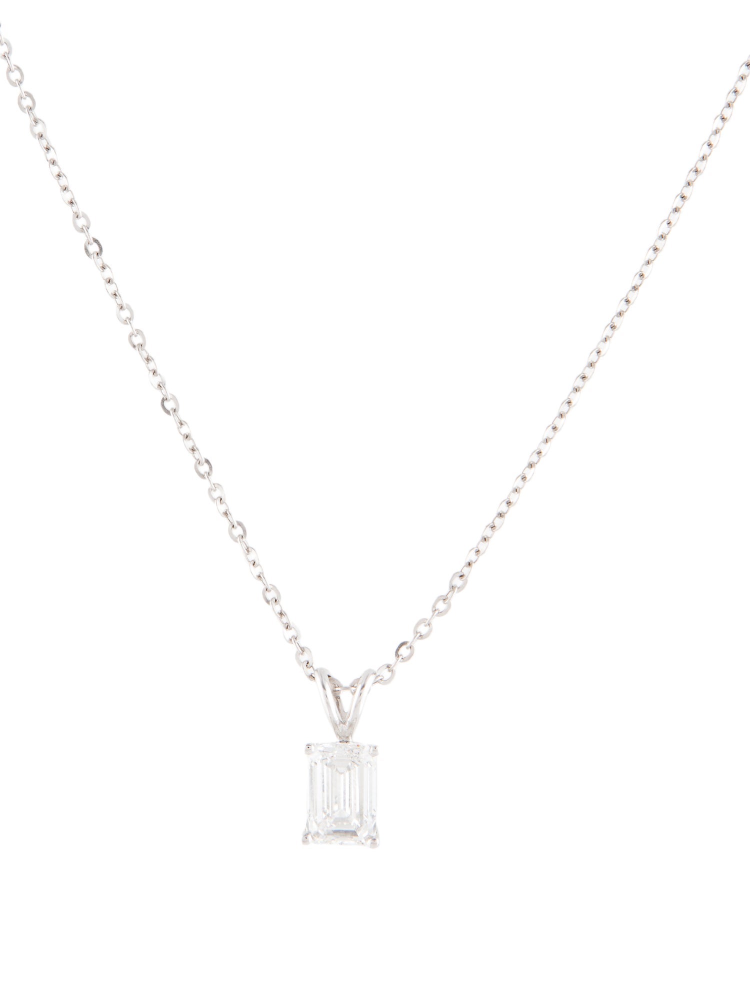 Necklace 14K 1.77ctw Lab-Grown Diamond Pendant Necklace