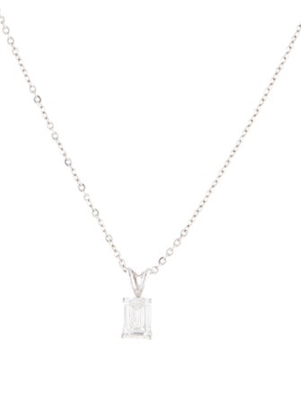 Necklace 14K 1.77ctw Lab-Grown Diamond Pendant Necklace