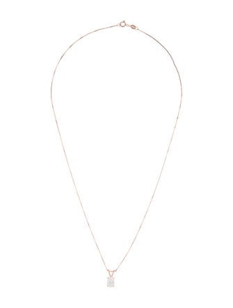 Necklace 14K 1.00ctw Lab-Grown Diamond Pendant Necklace