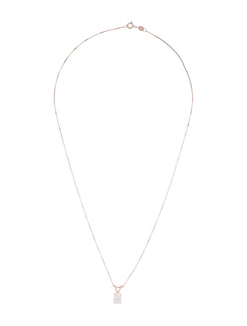 Necklace 14K 1.00ctw Lab-Grown Diamond Pendant Necklace