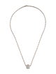 Necklace 14K 1.09ctw Diamond Barrel Pendant Necklace