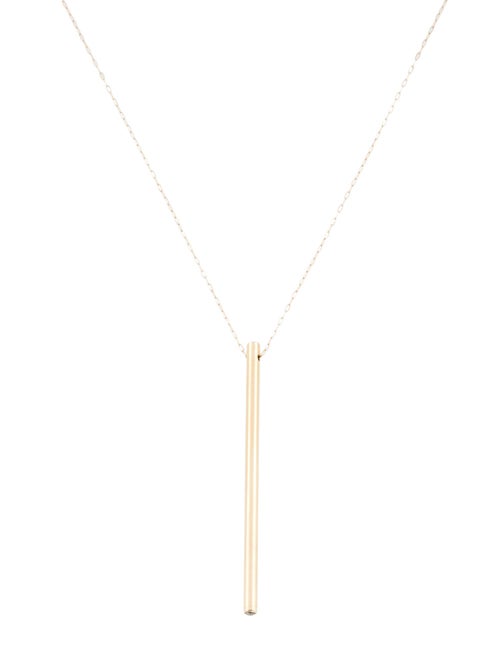 Necklace 14K Diamond Bar Pendant Necklace