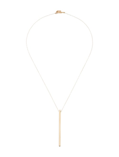 Necklace 14K Diamond Bar Pendant Necklace