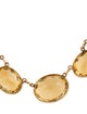 Necklace 10K 141.50ctw Citrine Link Necklace